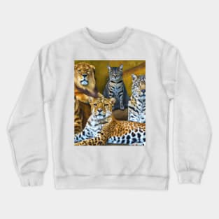 Big Cats Family Crewneck Sweatshirt